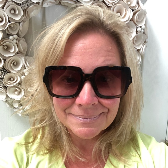 Tortoise frame smoky lens fashion sunglasses - Picture 7 of 8